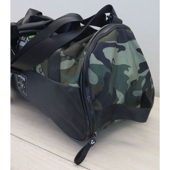 True Religion TR101809 Unisex Medium Camo Tulo Duffle Gym Bag $99 - Picture 12 of 12